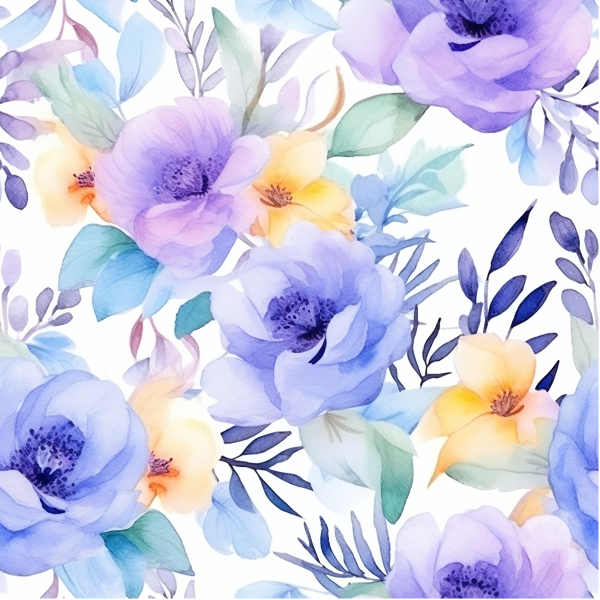 Sweet fairies Blumen lila/gelb